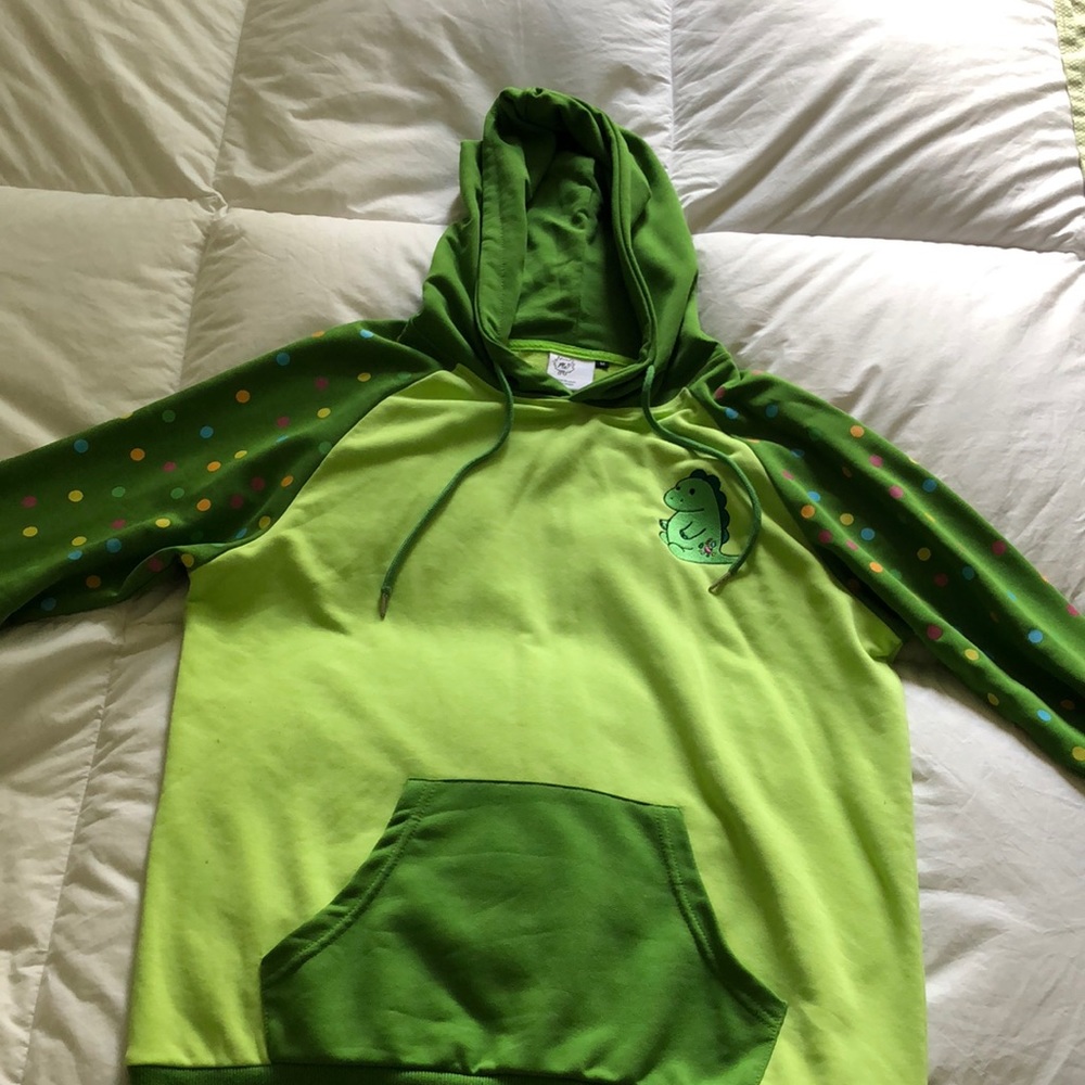 Moriah Elizabeth limited edition pickle the dinosaur hoodie